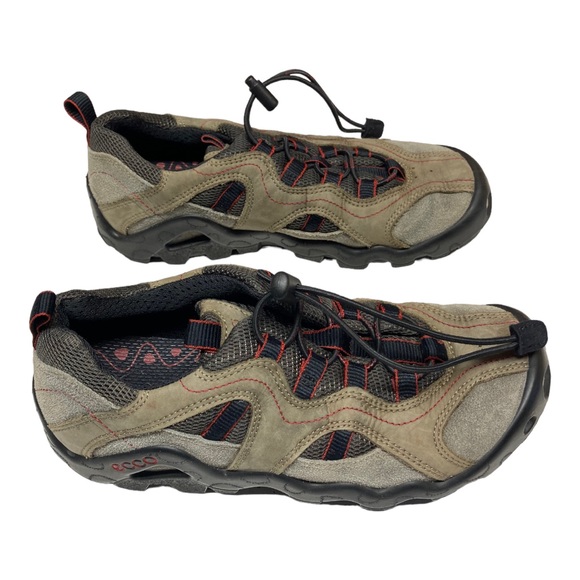 Ecco Tan and Black, No-Tie, Leather, Shoes Size 4.5-5 (EU 39) - Picture 5 of 11